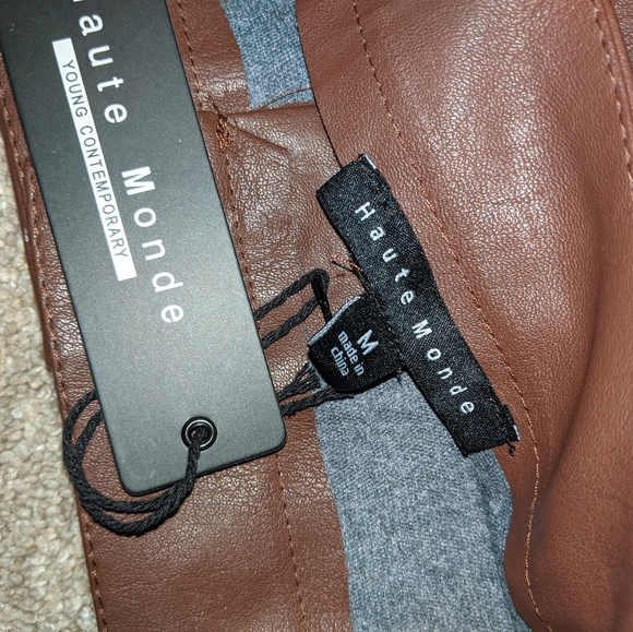 2- Piece Faux Leather Outfit - Picture 3 of 13